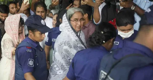দৈনিক পূর্বকোণ - চট্টগ্রামের দৈনিক স্বামীকে শেষ বিদায় জানিয়ে কারাগারে ফিরলেন দীপু মনি