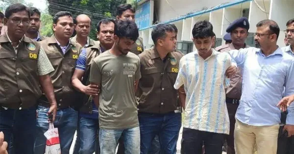 দৈনিক পূর্বকোণ - চট্টগ্রামের দৈনিক রংপুরে শিক্ষক পরিবার হত্যায় দুই আসামির স্বীকারোক্তি