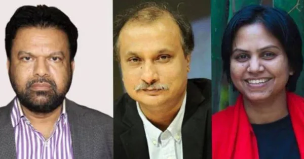 দৈনিক পূর্বকোণ - চট্টগ্রামের দৈনিক শ্যামল দত্ত, মোজাম্মেল বাবু ও ফারজানা রুপাকে ট্রাইব্যুনালে হাজির করা হয়েছে