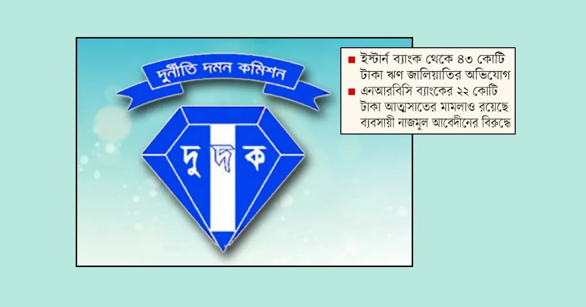 দৈনিক পূর্বকোণ - চট্টগ্রামের দৈনিক এবার ইস্টার্ন ব্যাংকের এমডিসহ শীর্ষ ৯ কর্মকর্তাকে দুদকে তলব
