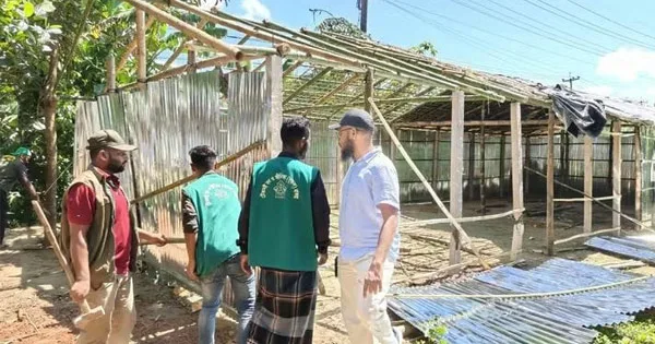 উখিয়ার বনভূমিতে অবৈধ স্থাপনা উচ্ছেদ, ৪ একর জমি দখলমুক্ত