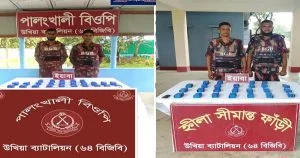 উখিয়ায় বিজিবির অভিযানে একলাখ ইয়াবা উদ্ধার