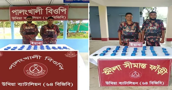 দৈনিক পূর্বকোণ - চট্টগ্রামের দৈনিক উখিয়ায় বিজিবির অভিযানে একলাখ ইয়াবা উদ্ধার