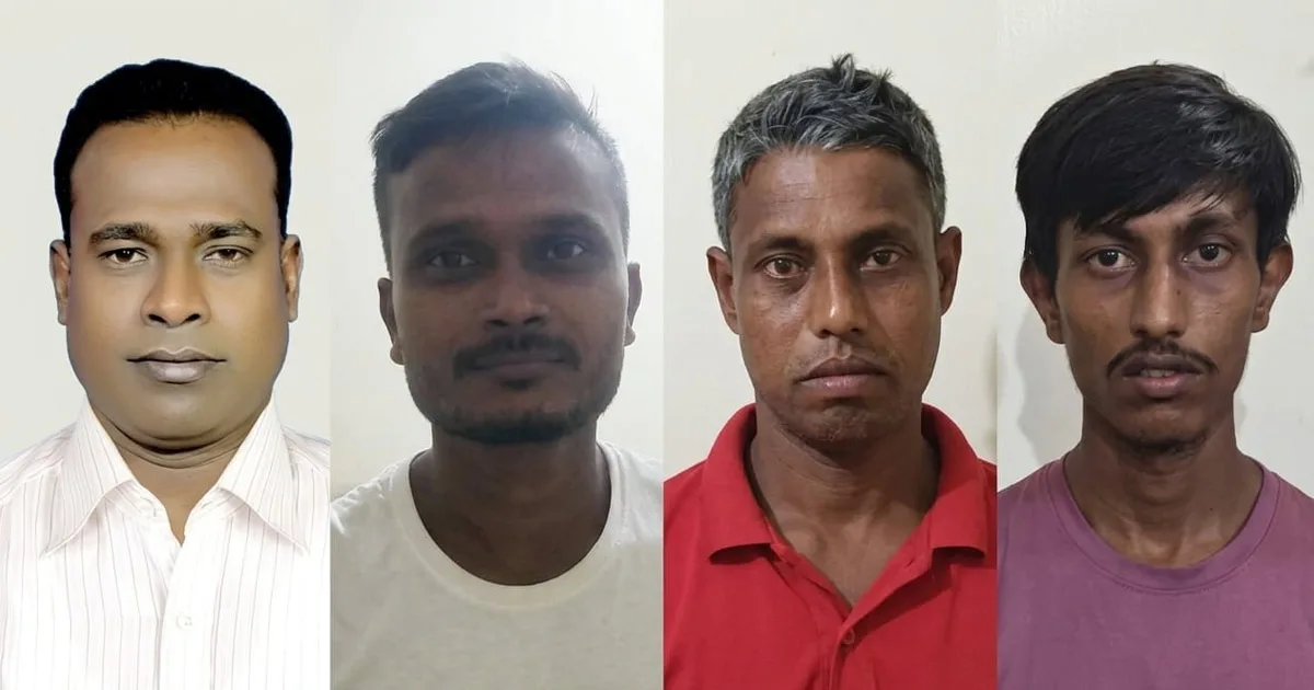 দৈনিক পূর্বকোণ - চট্টগ্রামের দৈনিক রাঙ্গুনিয়ায় নিষিদ্ধ যুবলীগের দুই সদস্যসহ ৪ আসামি গ্রেপ্তার