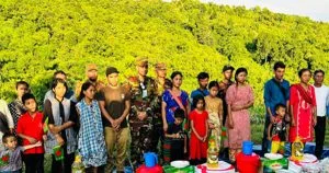 প্রায় ৪ বছর পর মিজোরাম থেকে ফিরলেন তিন বম পরিবার