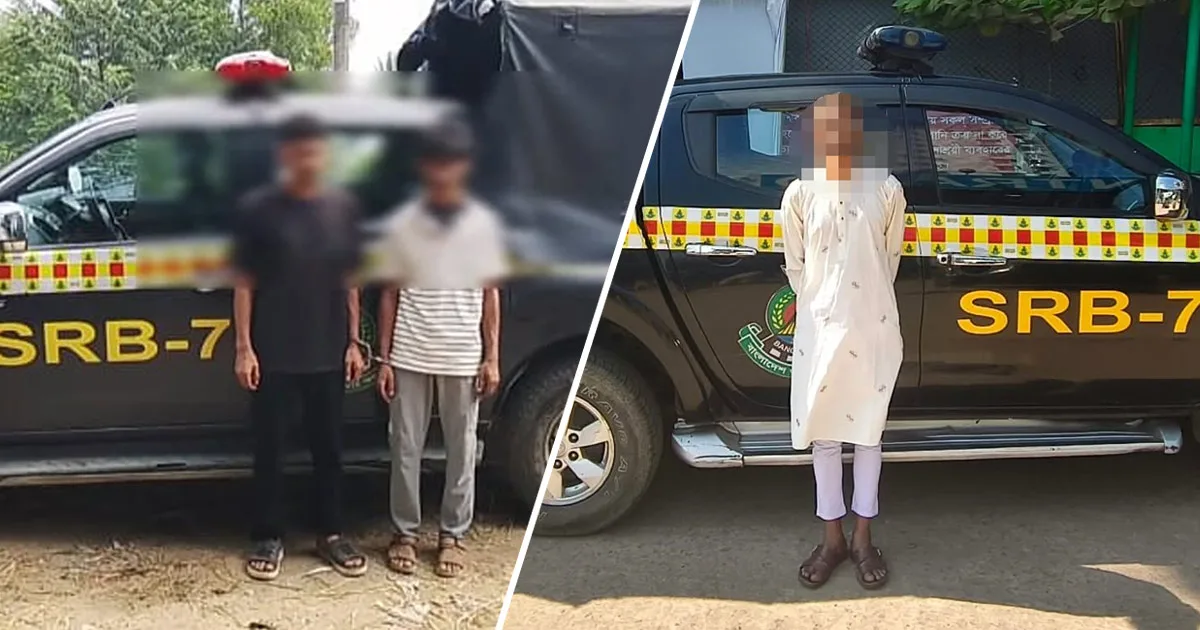 চট্টগ্রামে ৮৭ লাখ টাকার ইয়াবা-গাঁজাসহ গ্রেপ্তার ৩