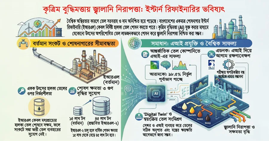 দৈনিক পূর্বকোণ - চট্টগ্রামের দৈনিক ইস্টার্ন রিফাইনারির সামনে নতুন সম্ভাবনা