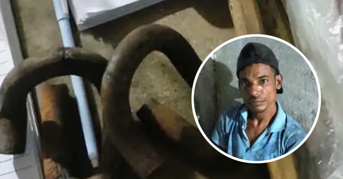 দৈনিক পূর্বকোণ - চট্টগ্রামের দৈনিক চট্টগ্রামে রেললাইনের ক্লিপ চুরির সময় হাতেনাতে যুবক ধরা