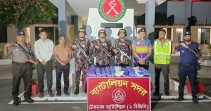 টেকনাফে ৩ কোটি টাকার কারেন্ট জাল পুড়িয়ে ধ্বংস