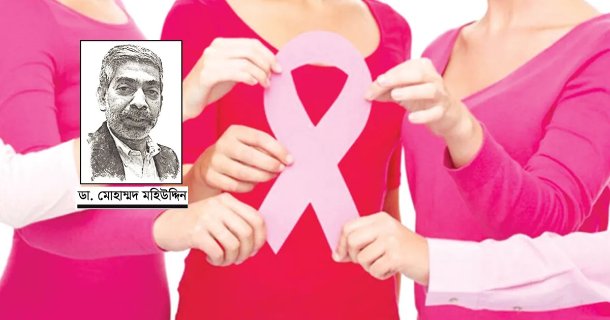 দৈনিক পূর্বকোণ - চট্টগ্রামের দৈনিক স্তন ক্যানসার: অক্টোবরের সচেতনতা থেকে জাতীয় কর্মসূচিতে যেতে হবে