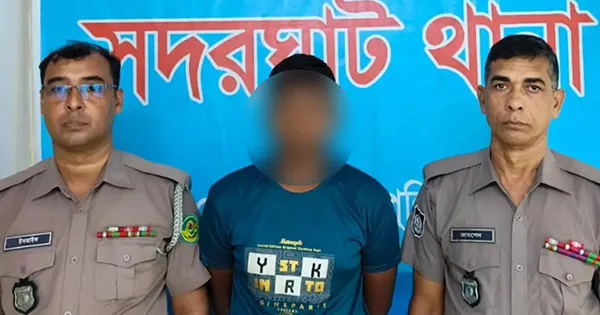 দৈনিক পূর্বকোণ - চট্টগ্রামের দৈনিক সদরঘাটে হত্যা মামলার সন্দেহভাজন আসামি গ্রেপ্তার